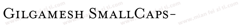 Gilgamesh SmallCaps字体转换